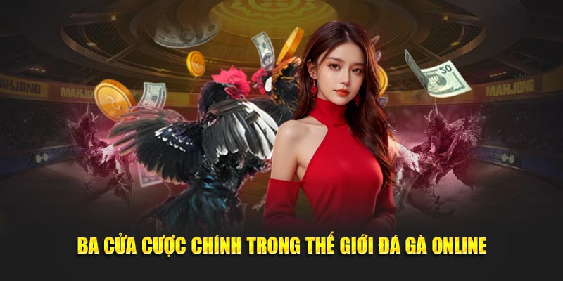 Ba cửa cược chính trong thế giới đá gà online