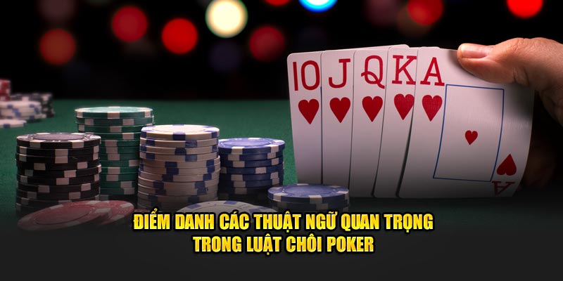 Điểm danh các thuật ngữ quan trọng trong luật chơi poker