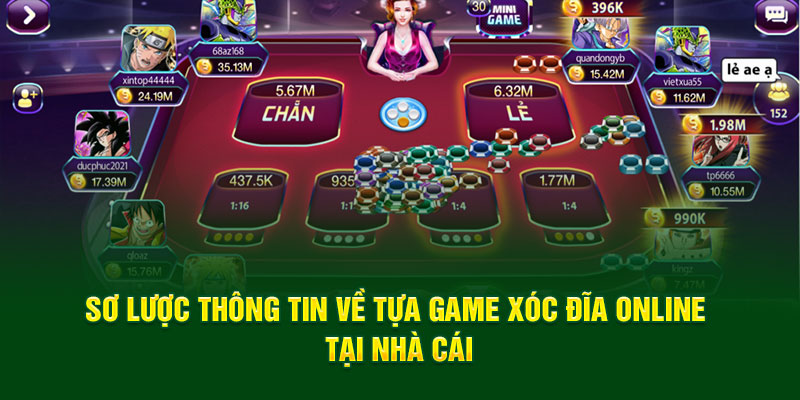 Sơ lược thông tin về tựa game xóc đĩa online tại nhà cái